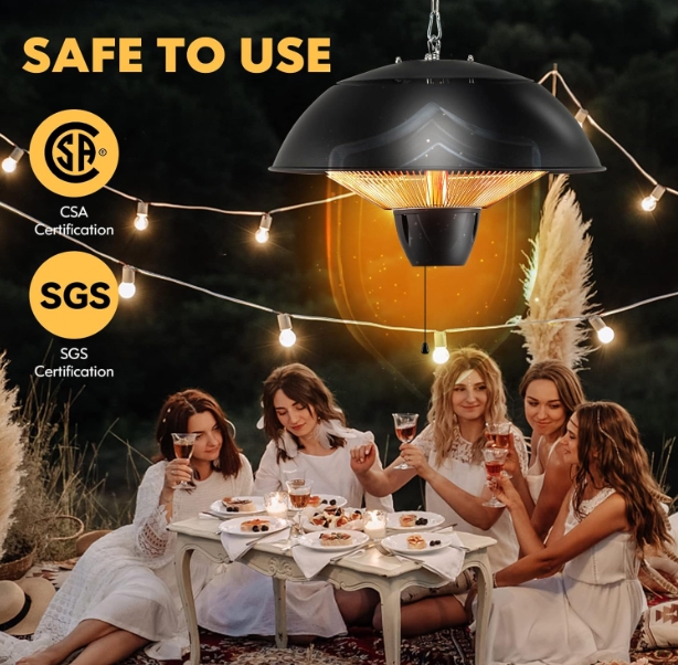 IP55 infrared patio heater